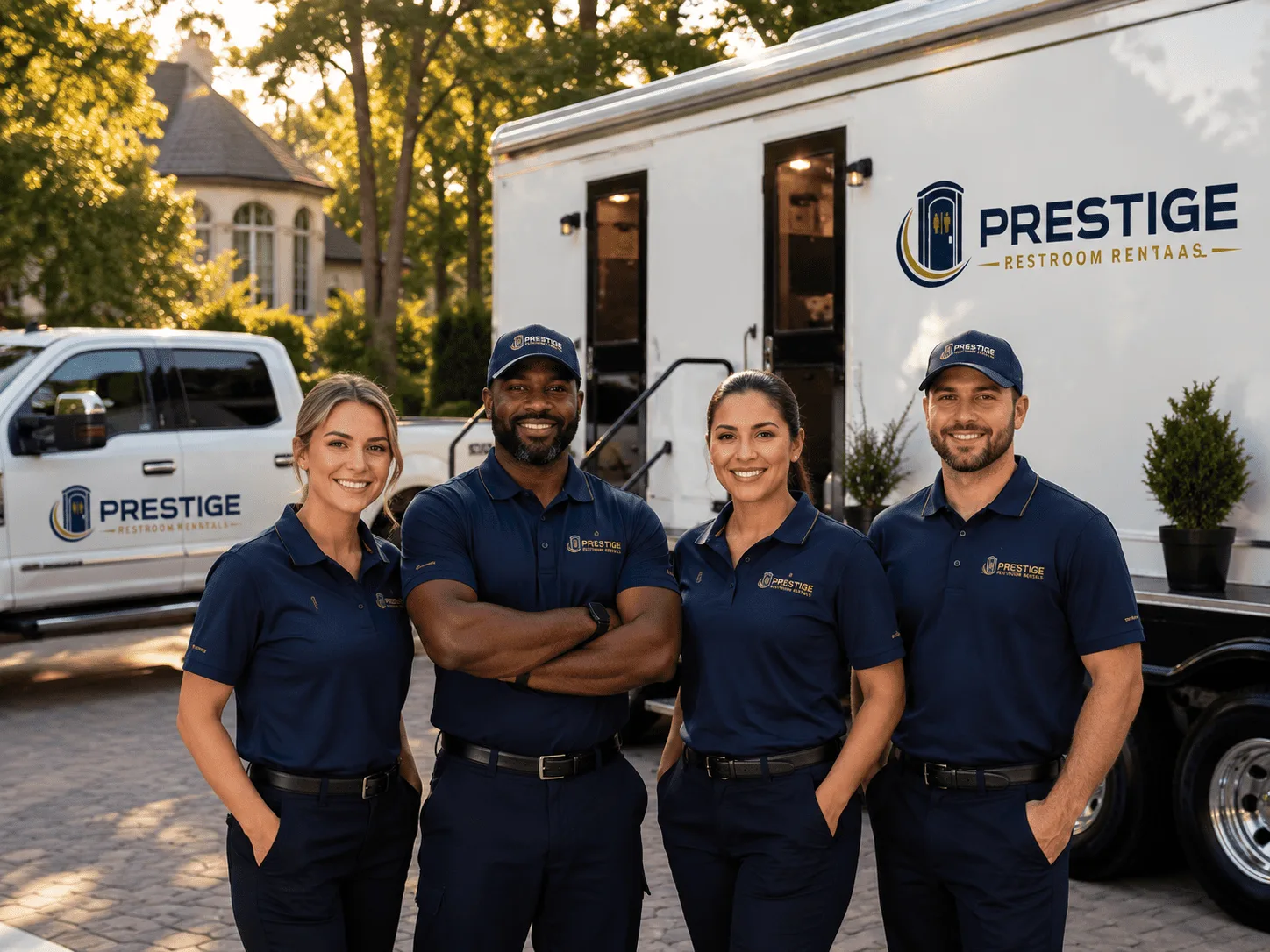 Trusted Luxury Portable Restrooms company in Versailles, IL